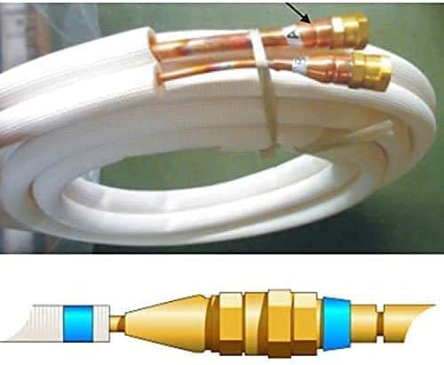 Quick-Connect INVERTER 3,5kW 12000BTU sehr Leise Split Klimaanlage mit Selbstreinigung Klimagerät ECO Smart WiFi/WLAN komplett Set inkl. Kupferleitungen mit Heizfunktion (3,5kW mit WiFi/App Funktion)