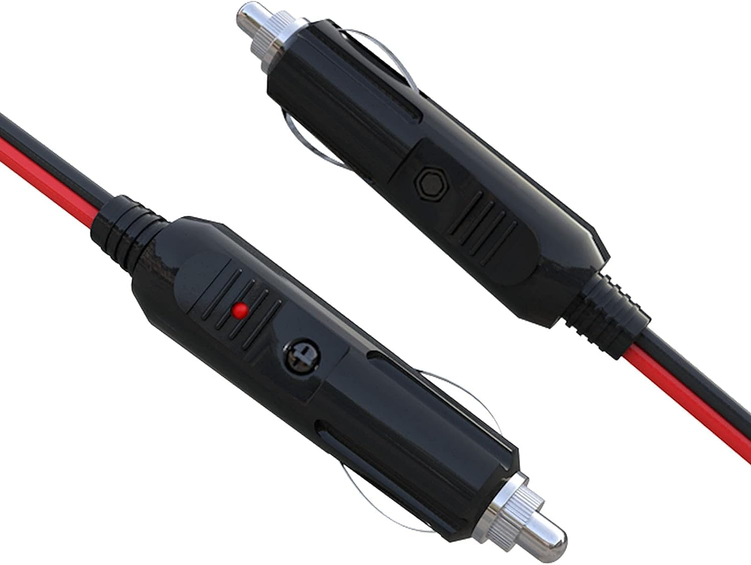 GTIWUNG Auto Motorrad Zigarettenanzünder Stecker Adapter DREI-Wege-Buchse Splitter, 1 bis 2 KFZ Auto Zigarettenanzünder Stecker 12V/24V