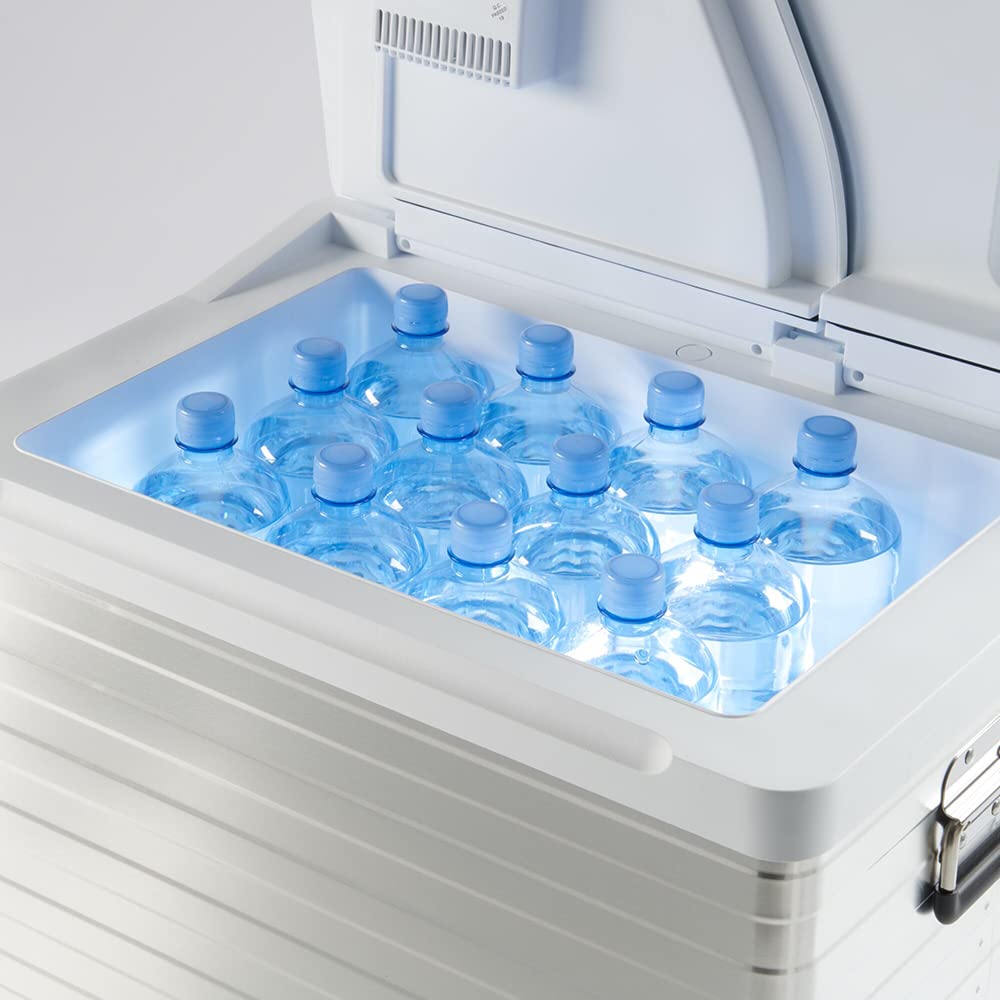 Mobicool MQ40A elektrische Kühlbox, Aluminium, MQ40A, Mini-Kühlschrank für Auto, Arbeit, LKW und Campingplatz