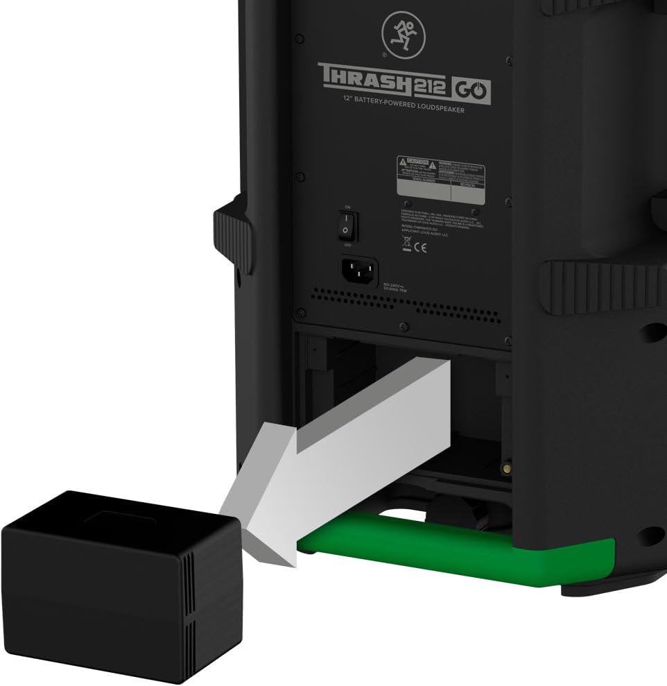 Mackie Thrash212 GO Akkubetriebener Lautsprecher mit 12"-Tieftöner