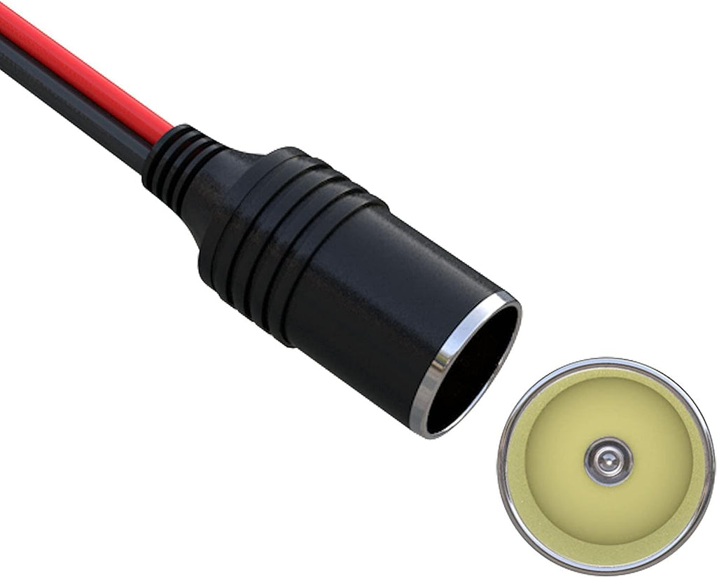 GTIWUNG Auto Motorrad Zigarettenanzünder Stecker Adapter DREI-Wege-Buchse Splitter, 1 bis 2 KFZ Auto Zigarettenanzünder Stecker 12V/24V