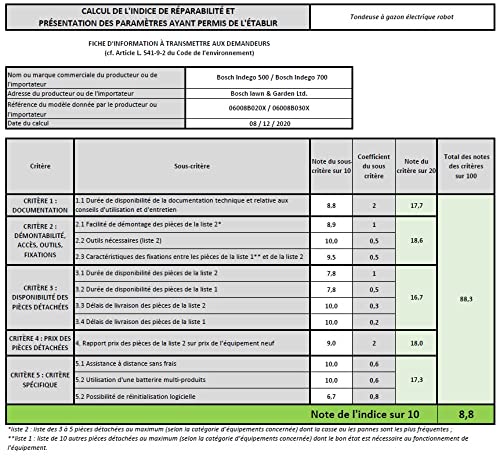 Bosch Home and Garden Indego XS 300 Robot Lawnmower (with Integrated 18 V Battery, Charging Station Included, Cutting Width 19 cm, for Lawns up to 300 m², in Box) Black, Green
