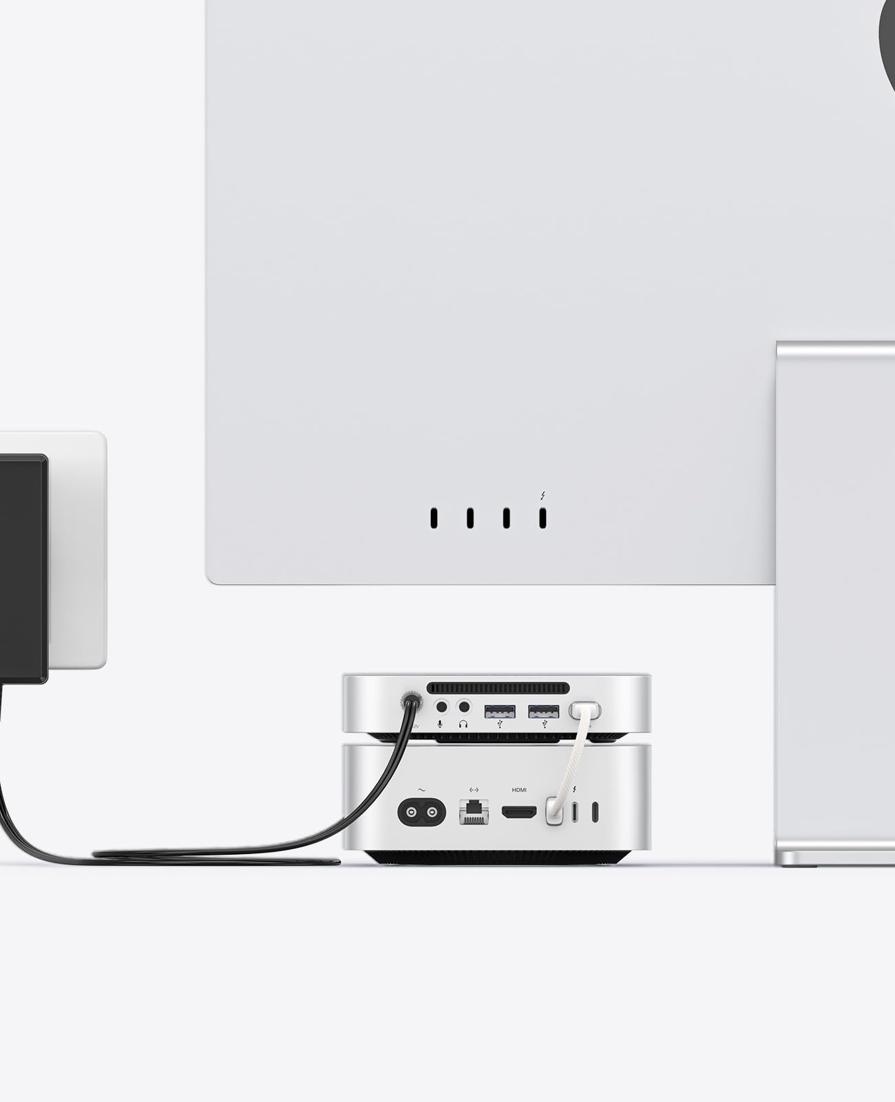 ORICO Minimata 1TB Speicher & Docking Station, Externe SSD-Erweiterung für Mac mini M4, bis zu 1000MB/s, USB3.2/SD/TF/Audio-Anschlüsse, nahtloses Design - M4Max