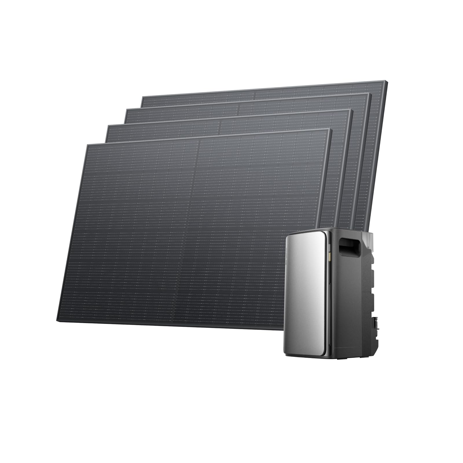 ECOFLOW STREAM Ultra 1,92kWh 0%VAT,Balkonkraftwerk mit Speicher,4 MPPT 2800W Solareingang,2300W Dual AC-Anschlüsse,All-in-One Stromspeicher mit Wechselrichter,11,52kWh Kapazität,6000 Zyklen,Plug&Play