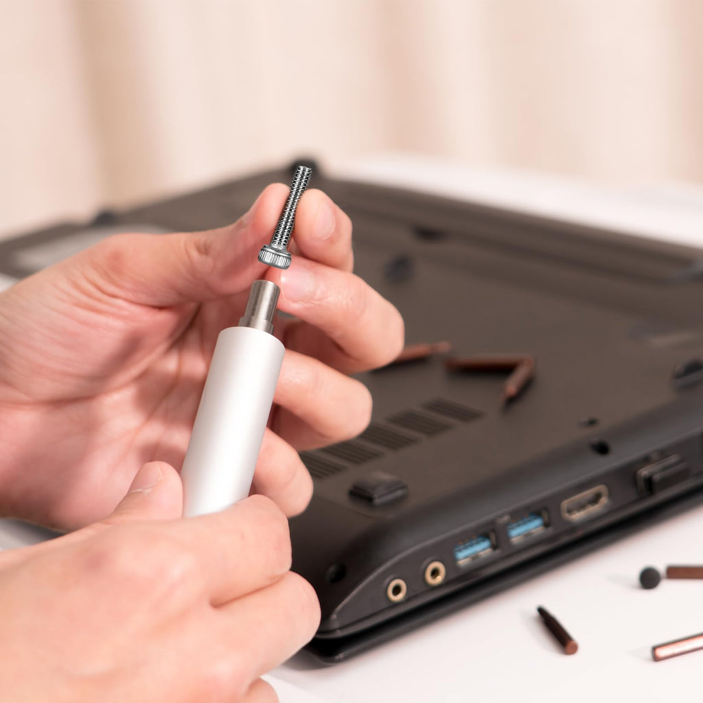 410 Stück M2 Senkkopf-Innensechskantschrauben, 10,9-Kohlenstoffstahl Vollgewinde-Maschinenschrauben, Muttern und Unterlegscheiben Sortiment mit Inbusschlüsseln