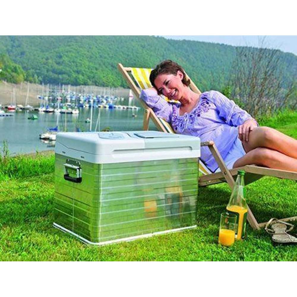 Mobicool MQ40A elektrische Kühlbox, Aluminium, MQ40A, Mini-Kühlschrank für Auto, Arbeit, LKW und Campingplatz