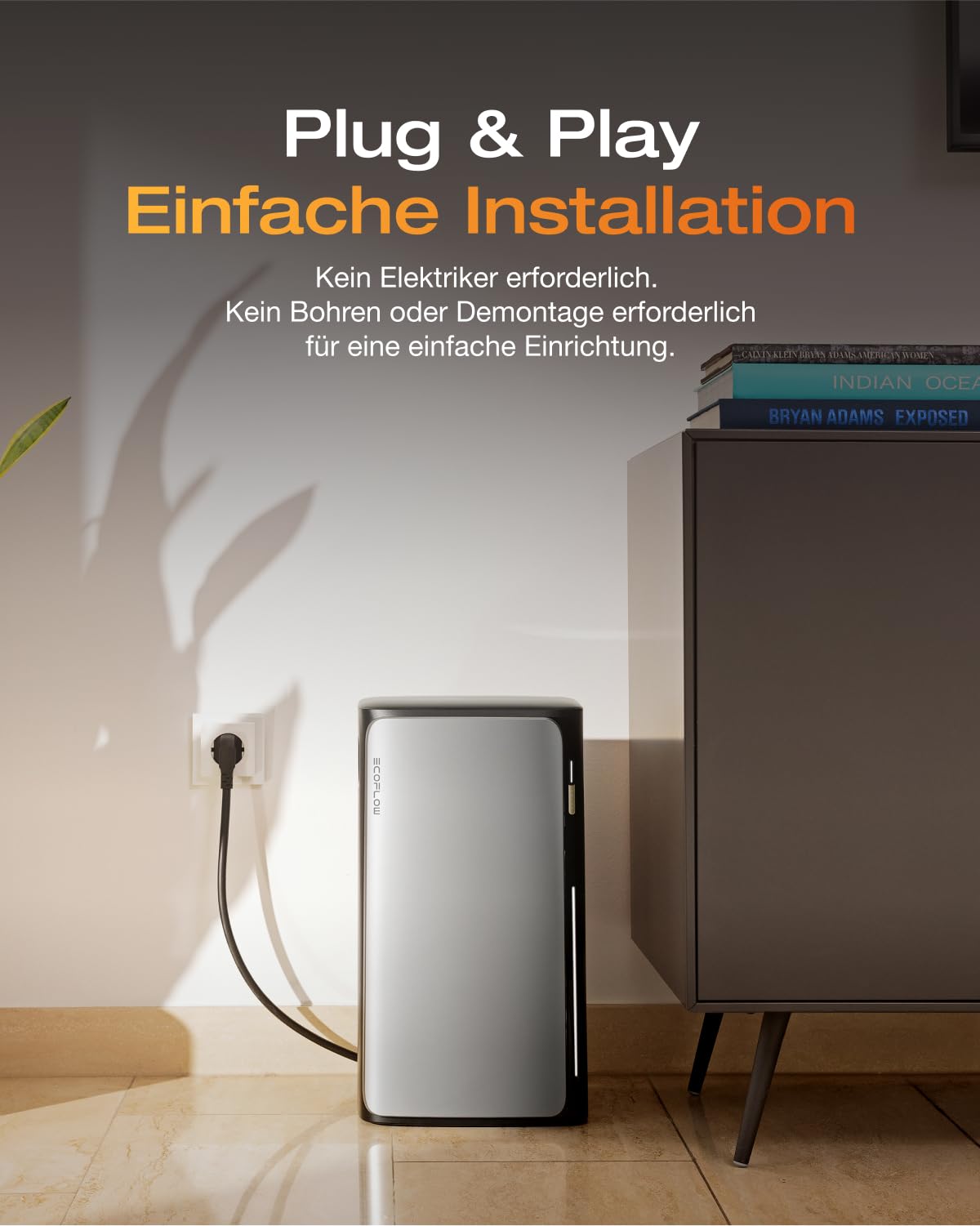 ECOFLOW STREAM Ultra 1,92kWh 0%VAT,Balkonkraftwerk mit Speicher,4 MPPT 2800W Solareingang,2300W Dual AC-Anschlüsse,All-in-One Stromspeicher mit Wechselrichter,11,52kWh Kapazität,6000 Zyklen,Plug&Play