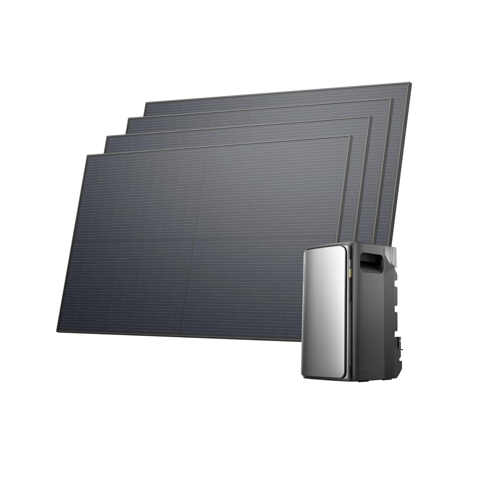 ECOFLOW STREAM Ultra 1,92kWh 0%VAT,Balkonkraftwerk mit Speicher,4 MPPT 2800W Solareingang,2300W Dual AC-Anschlüsse,All-in-One Stromspeicher mit Wechselrichter,11,52kWh Kapazität,6000 Zyklen,Plug&Play