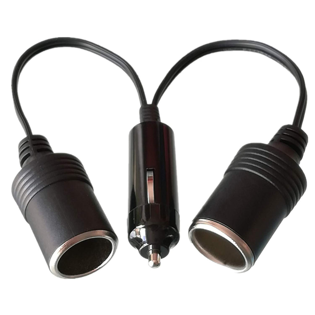 GTIWUNG Auto Motorrad Zigarettenanzünder Stecker Adapter DREI-Wege-Buchse Splitter, 1 bis 2 KFZ Auto Zigarettenanzünder Stecker 12V/24V