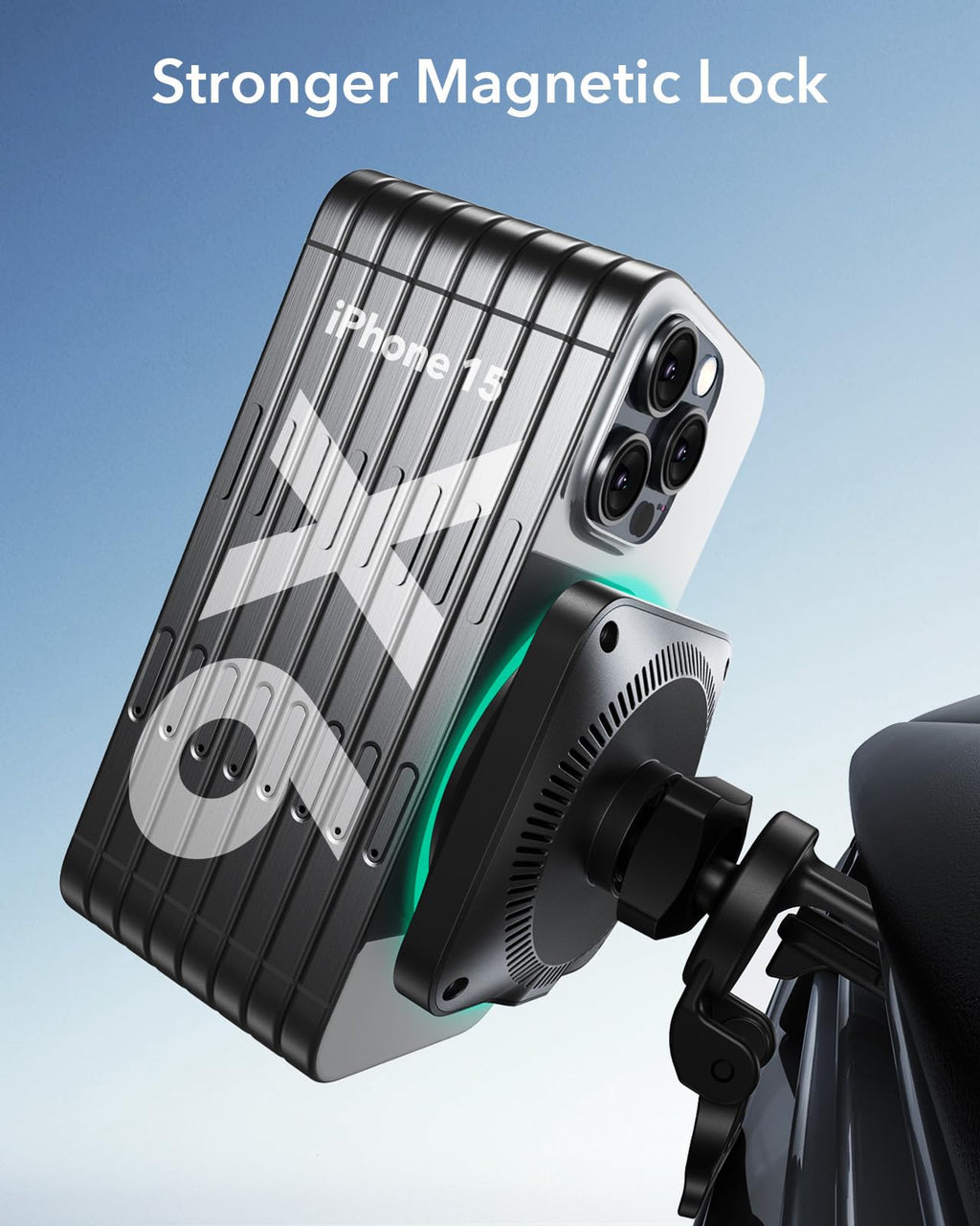 ESR 15W für Magsafe Autohalterung mit Ladefunktion, Handyhalterung Auto Ladegerät,Magnet Kabellose Handyhalterung Auto mit Ladefunktion für iPhone 16/15/14/13/12 Series,Galaxy S25 Series,Schnellladung