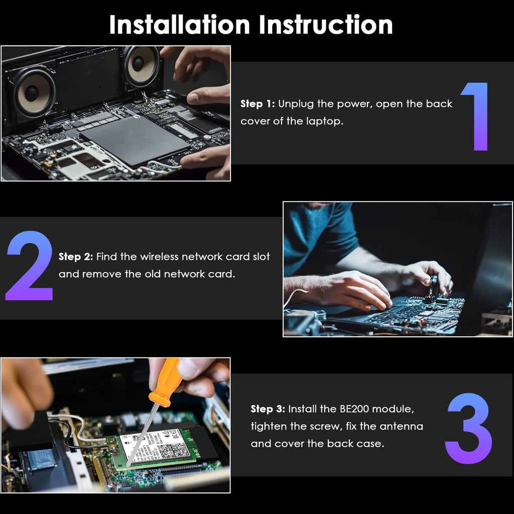 WAVLINK WiFi 7 PCIe Card BE8800 for Desktop PC, Tri-Band BE200 Wireless Adapter with Bluetooth 5.4, MU-MIMO, WPA3, for Windows 10/11 (64bit), Does Not Support AMD Motherboards