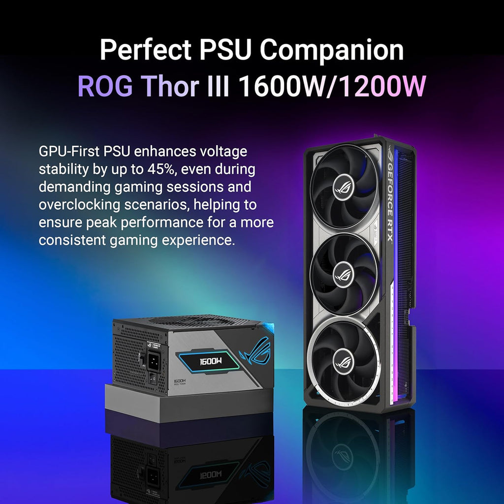 ASUS ROG Astral GeForce RTX 5090 32GB GDDR7 OC Edition Gaming Grafikkarte (Nvidia GeForce RTX5090, Vier Lüfter, 3.8-Slot-Design, PCIe 5.0, 2X HDMI 2.1b, 3X DisplayPort 2.1a)