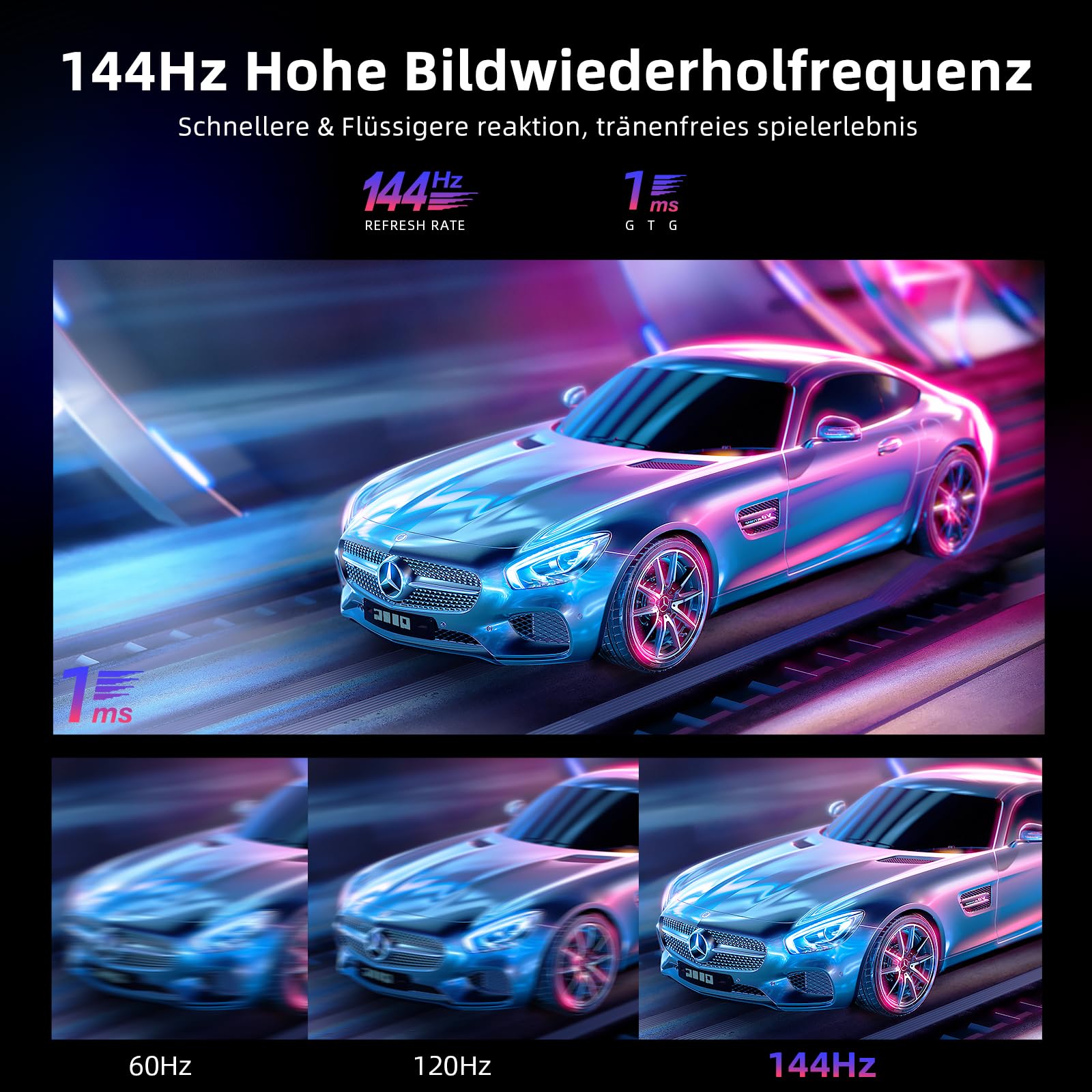 UPERFECT Portable Monitor Touchscreen 21.5 Zoll 120Hz Tragbarer Monitor Touchscreen 1300:1 1080P Bildschirm Integrierter Halterung HDMI USB C für PC Laptop Spielkonsole, Metallgehäuse VESA-Kompatibel