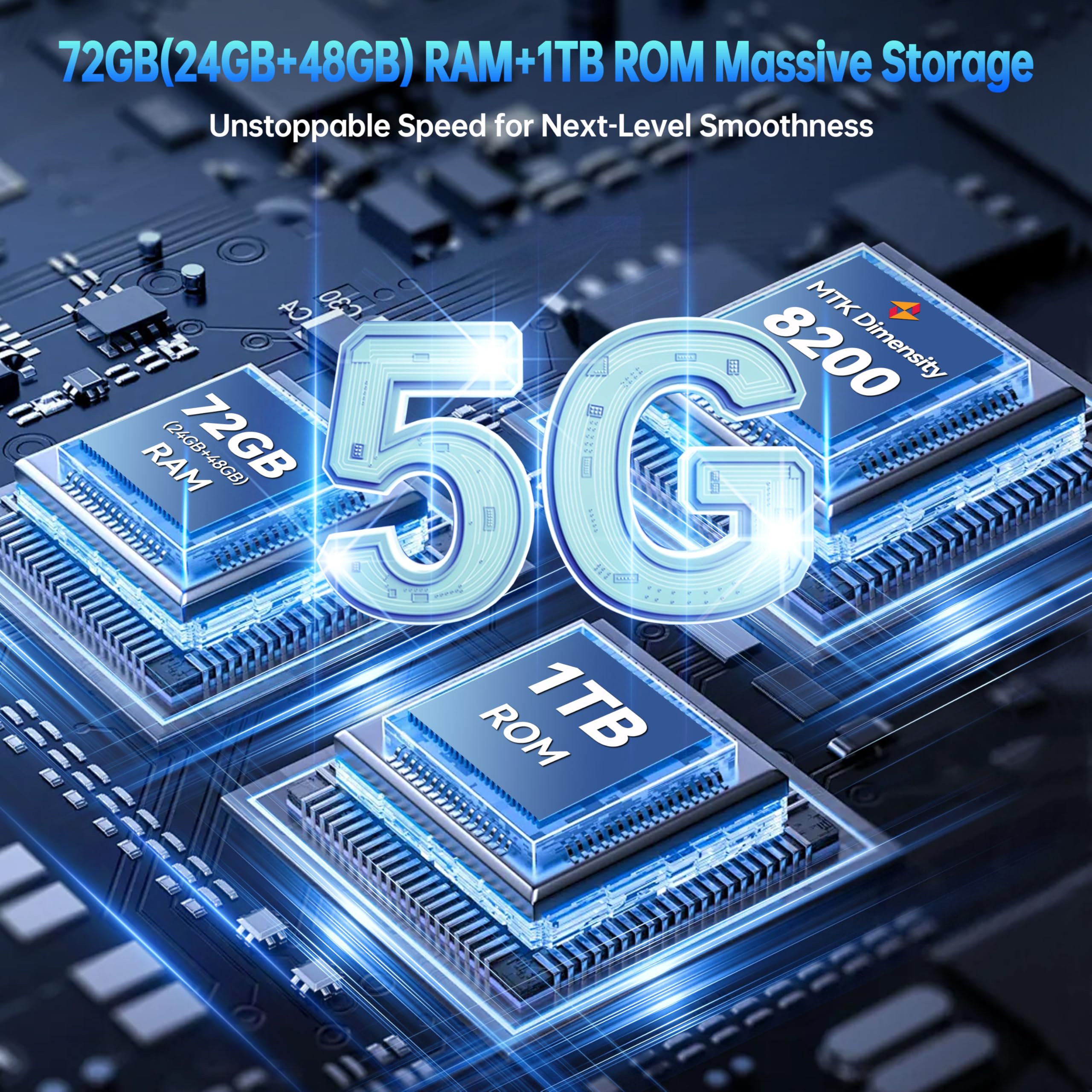 OUKITEL WP200 Pro 5G Outdoor Handy - Android 15 72GB+1TB Smartphone mit SmartWatch, 6,7” AMOLED FHD+ 120 Hz Wasserdicht Ohne Vertrag 8580mAh/45W, 108MP Kamera, 5G Dual SIM/NFC/WiFi 6 - Grün