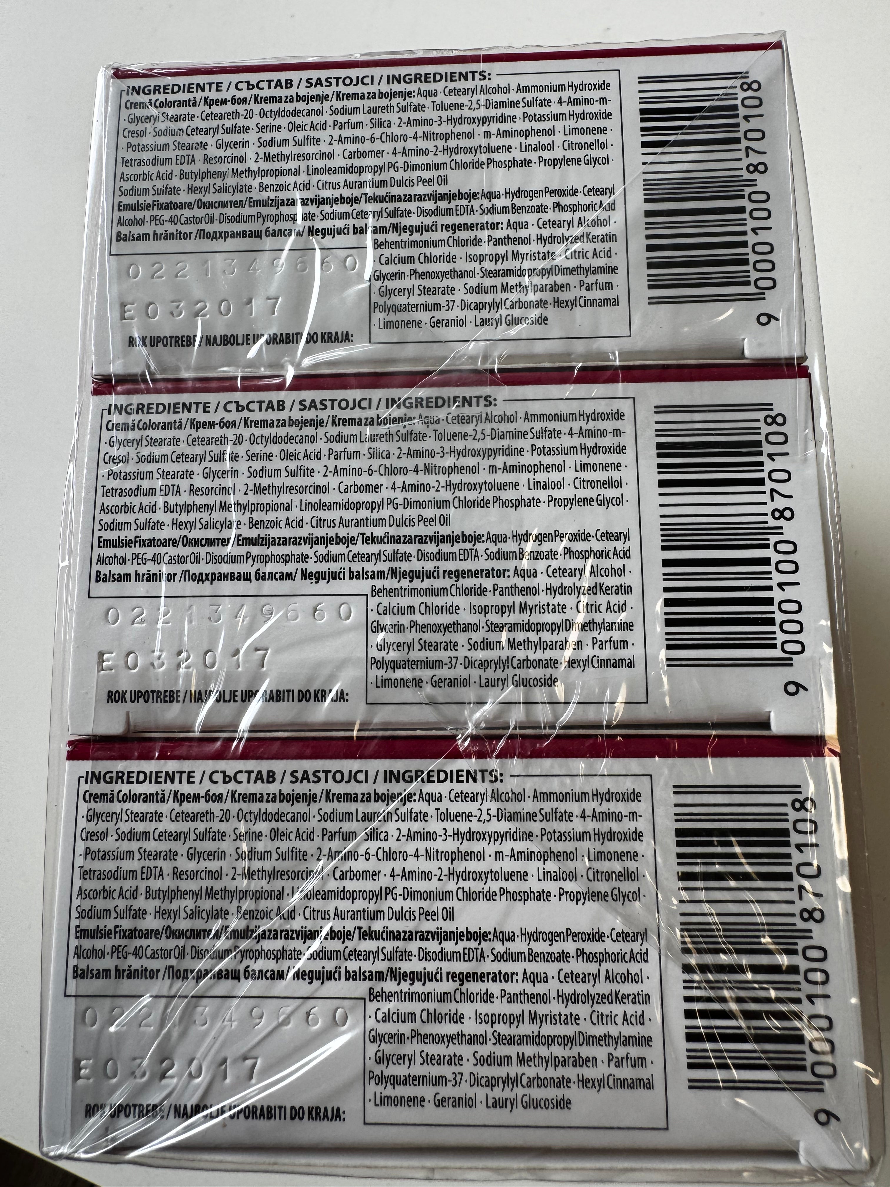 3er-Pack Schwarzkopf Palette SalonColors 6-7 (Dark Copper Blond / Dunkel-Kupferblond) – Restposten MHD überschritten