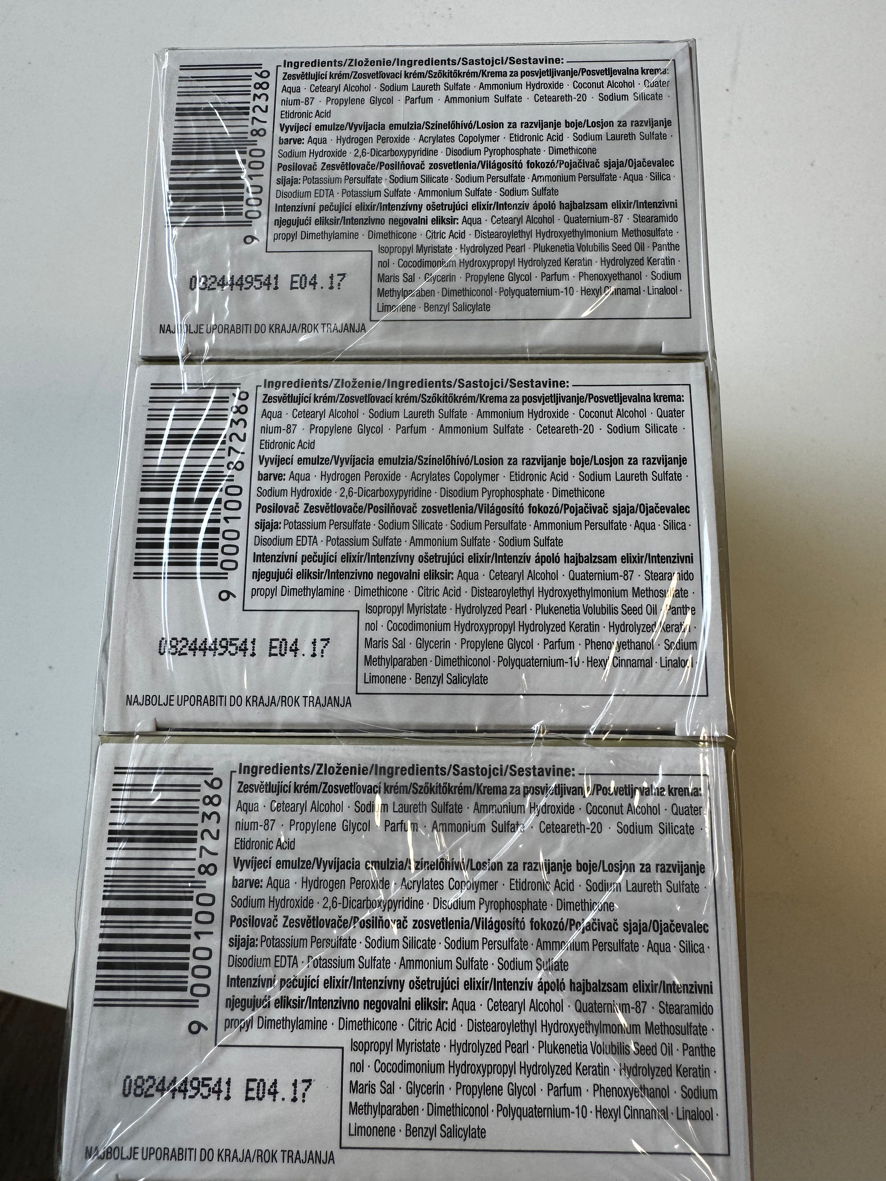 3er-Pack Schwarzkopf blonde ULTIME LX Xtreme Aufheller (Restposten MHD überschritten)