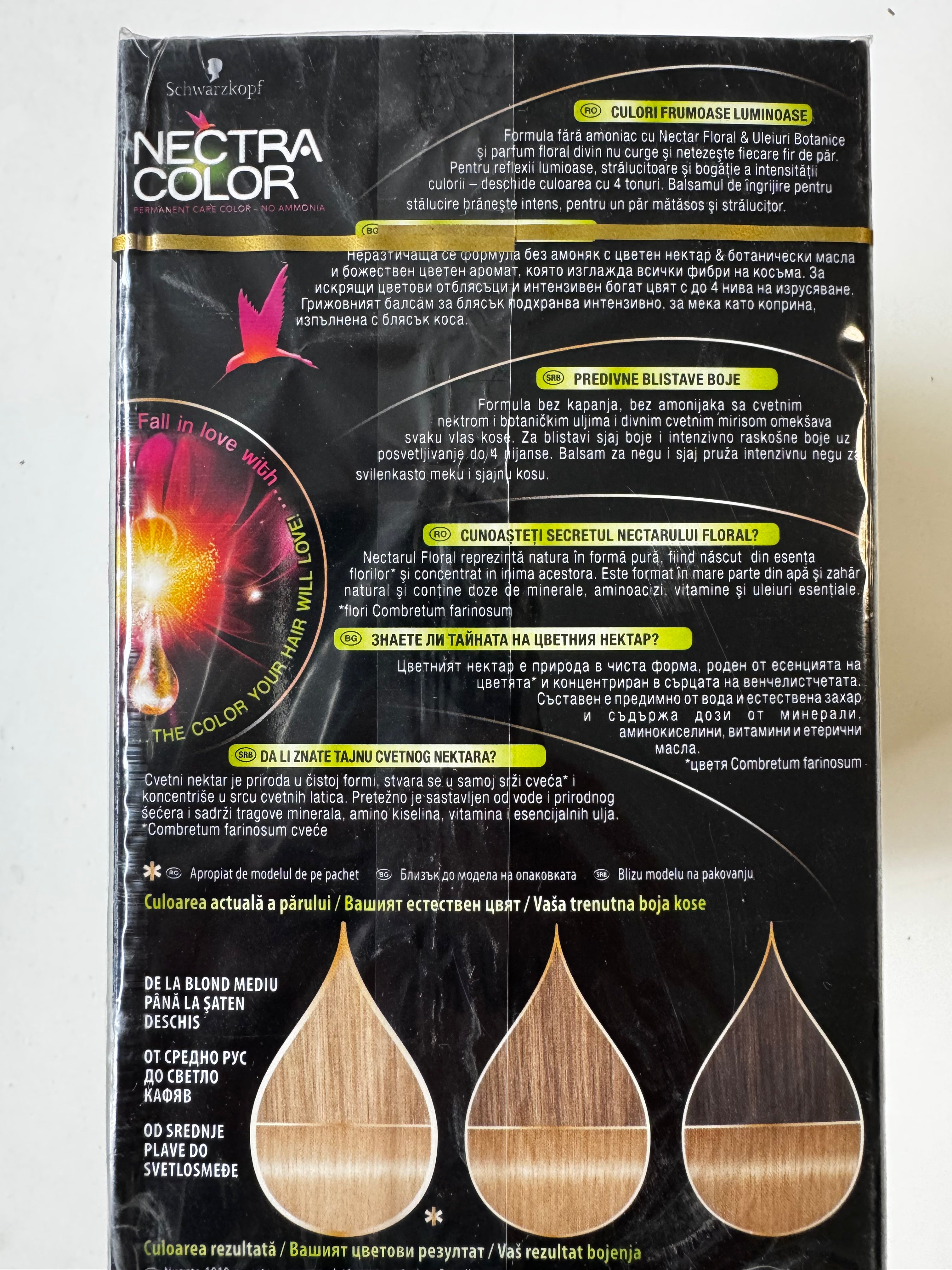 3er-Pack Schwarzkopf Nectra Color 1010 Silver Blond / Silberblond (Restposten MHD überschritten)