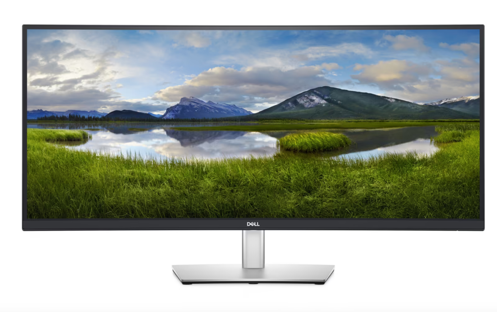 Dell P3421W, 34 Zoll Monitor IPS Auflösug 3440x1440 black-silver, refurbished, curved