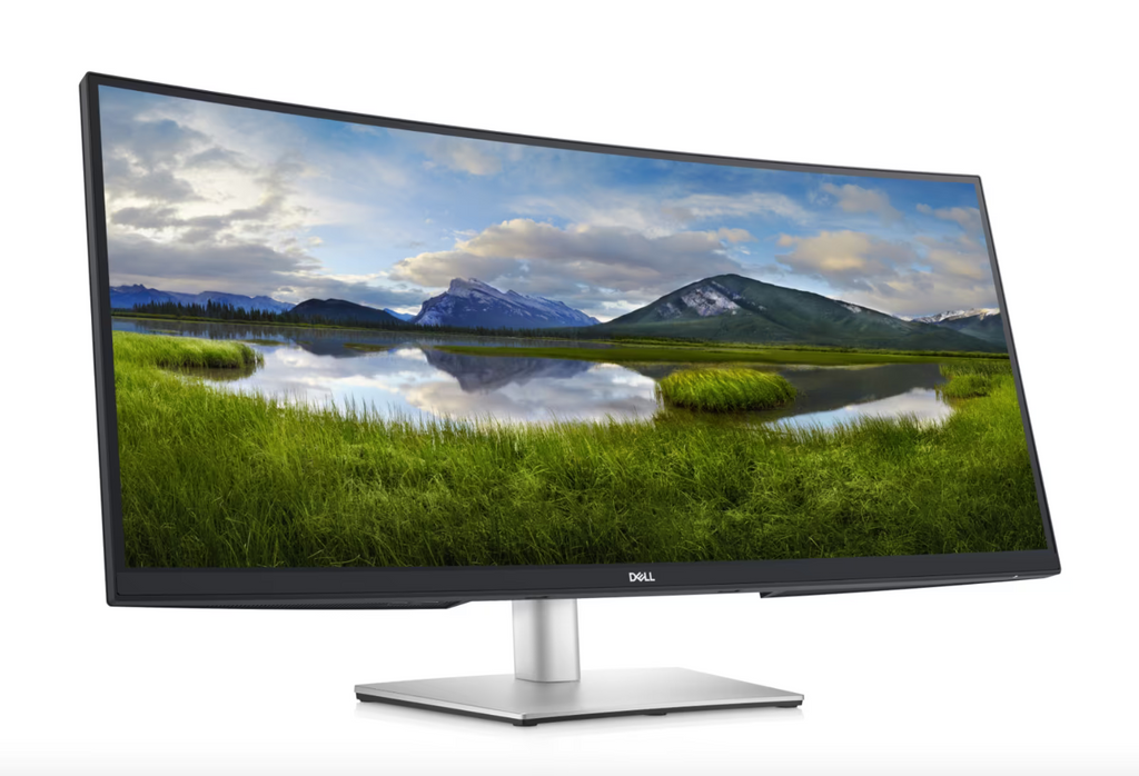 Dell P3421W, 34 Zoll Monitor IPS Auflösug 3440x1440 black-silver, refurbished, curved