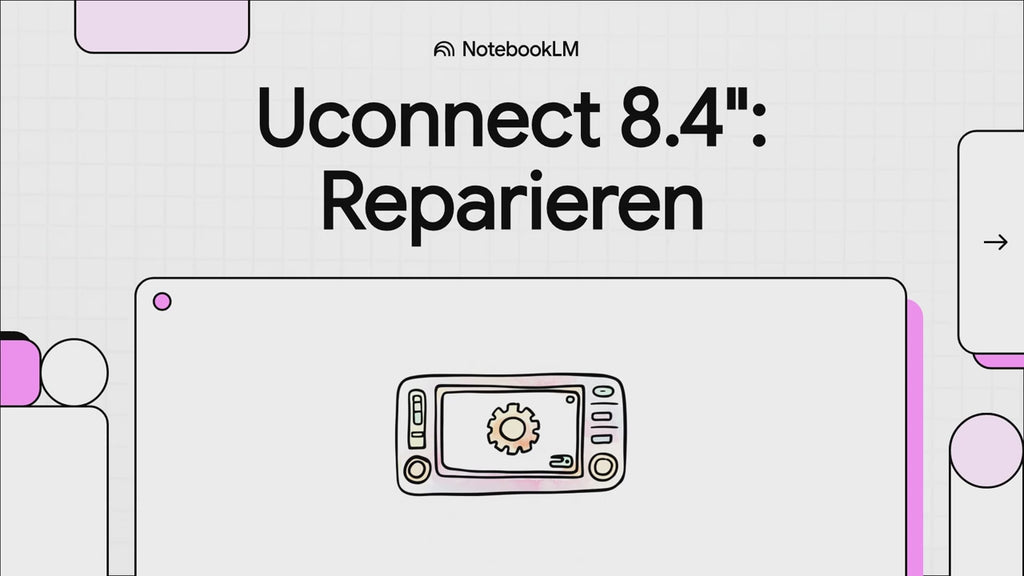 Reparaturservice für Jeep / Dodge / RAM / Chrysler – Uconnect 8.4” (Ghost Touch & Display Reparatur)