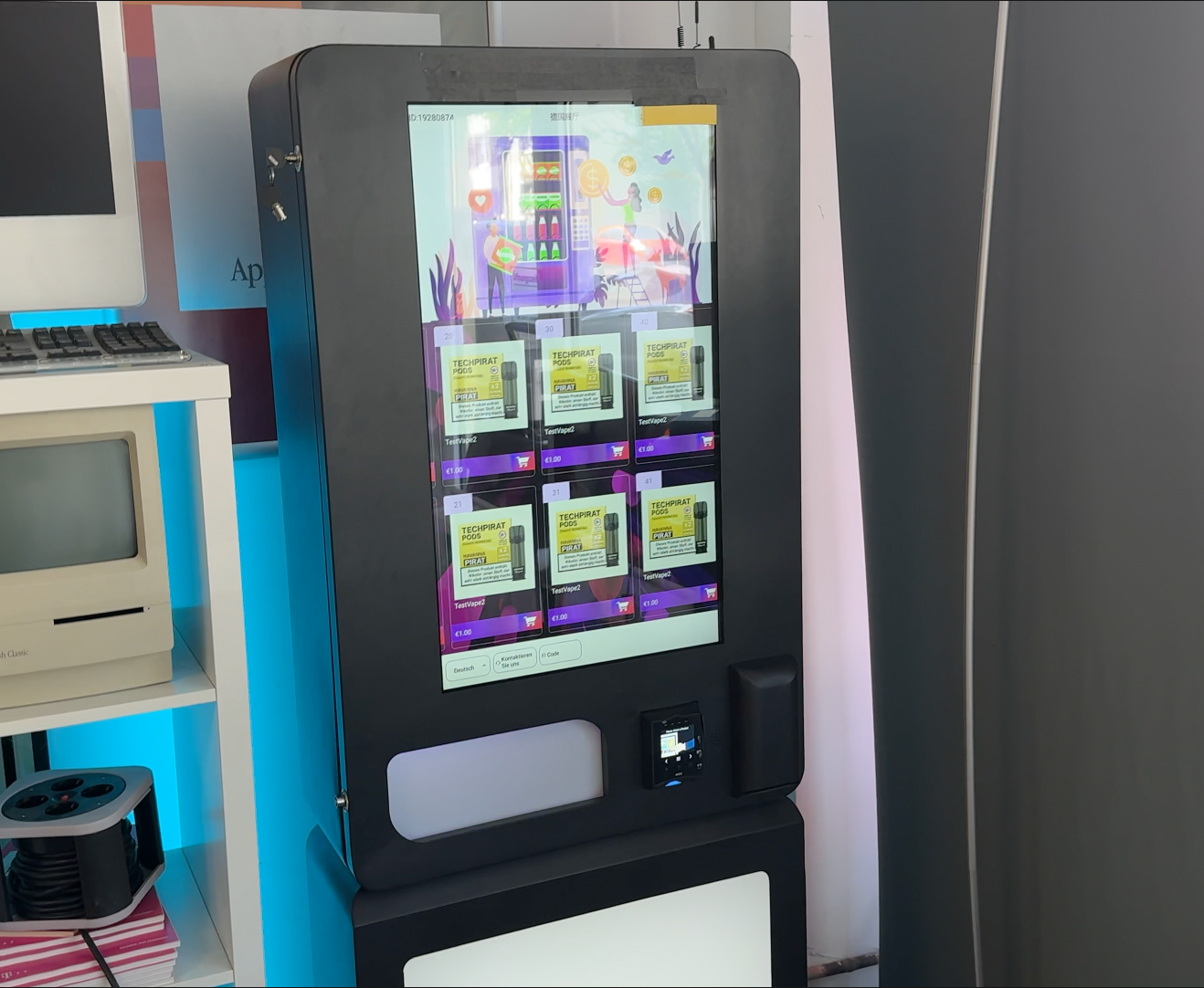 Indoor Vape- / Zigaretten- Automat für Handel und Gastronomie